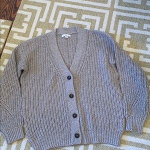 BP taupe beige sweater cardigan size xs